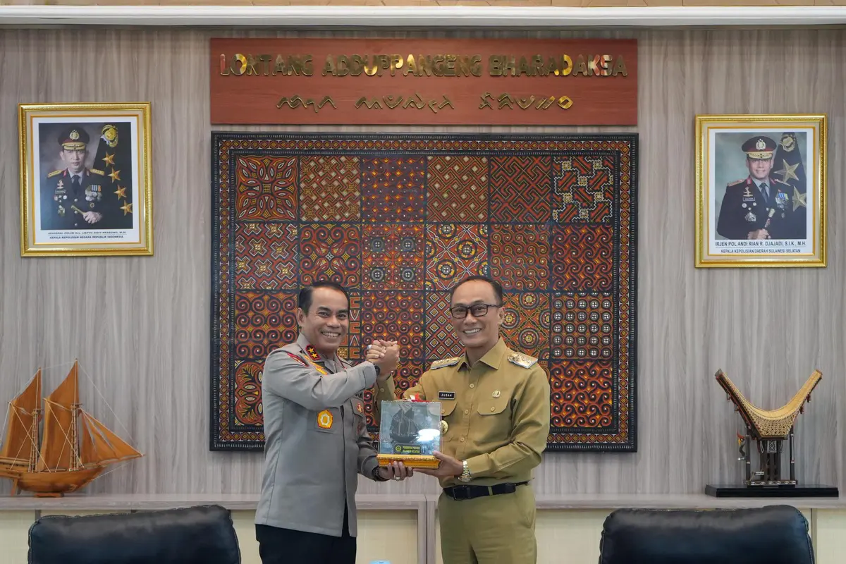 Tingkatkan Sinergi Pemerintahan, Pj Gubernur Porf Zudan Sambangi Kapolda Sulsel