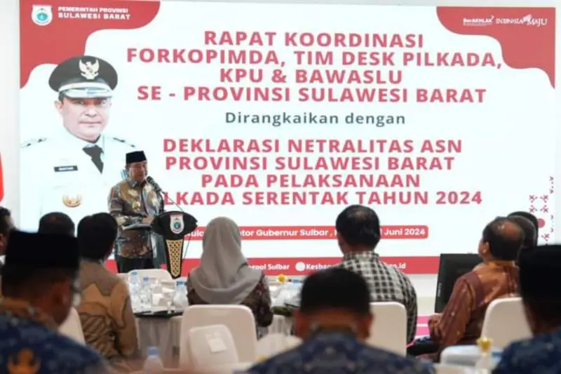 Pj Gubernur Bahtiar Harapkan Partisipasi Pemilih di Pilkada Sulbar Capai 90 Persen Lebih
