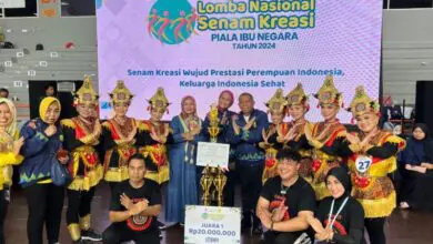 Tim Senam Kreasi Sulsel Torehkan Sejarah, Raih Juara I Piala Ibu Negara 2024