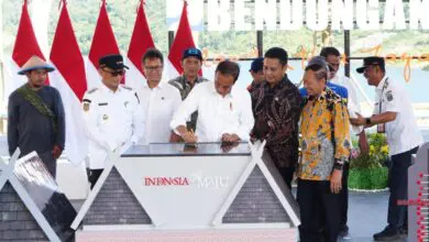 Jokowi Resmikan Bendungan Pamukkulu Senilai Rp1,6 Triliun di Takalar