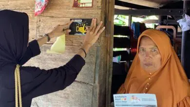 40 Ribu Relawan Dozer Sulsel Door to Door Sosialisasi Andi Sudirman-Fatmawati