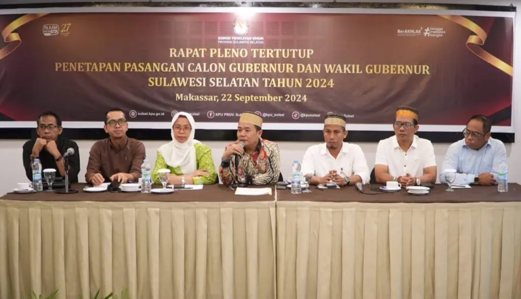 KPU Sulsel Tetapkan Andi Sudirman-Fatmawati dan Danny Pomanto-Azhar Arsyad Sebagai Paslon di Pilgub 
