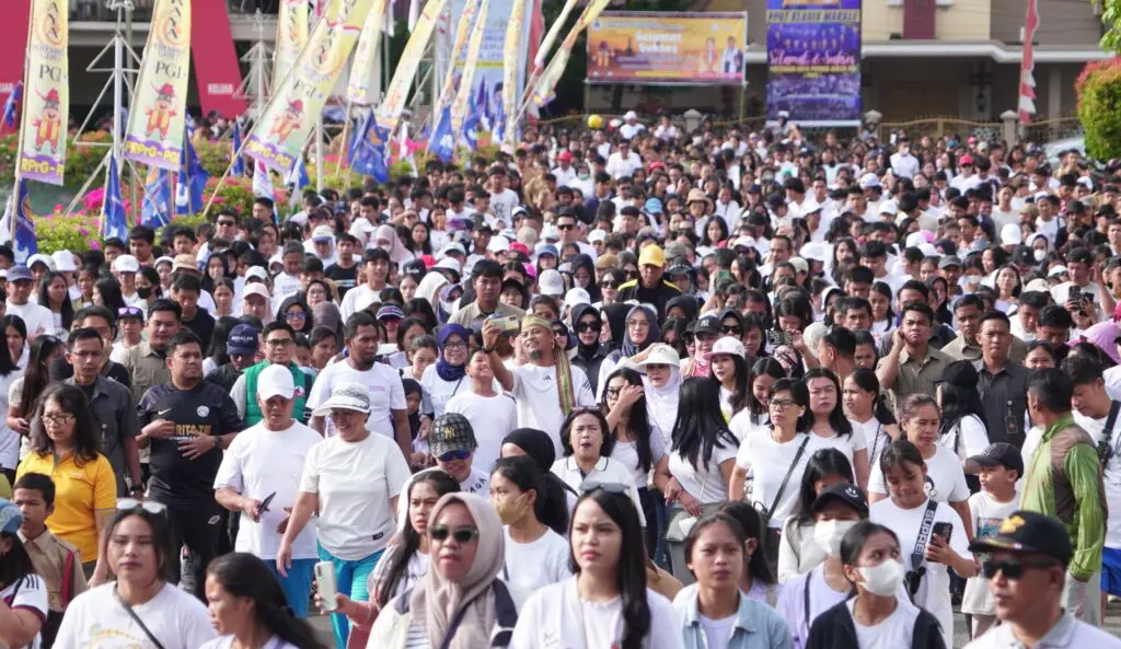 Dihadiri Andi Sudirman-Fatmawati, Gen Z Hingga Milenial Ramaikan Jalan Sehat Anti Mager di Tana Toraja