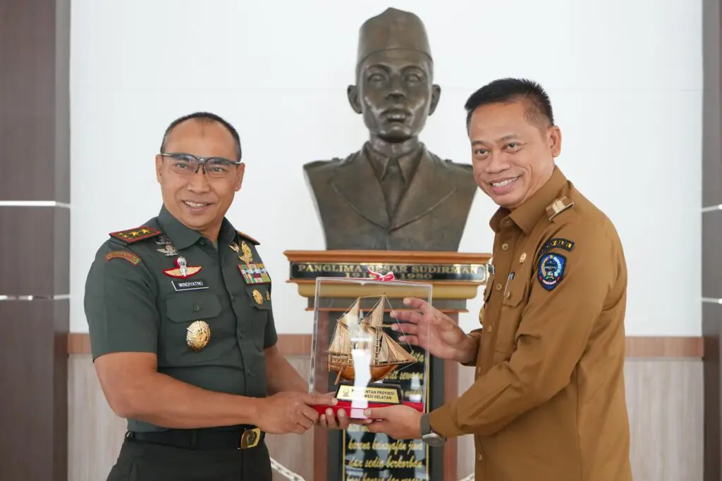 Pj Gubernur Sulsel-Pangdam XIV Bahas Kerja Sama Swasembada Pangan
